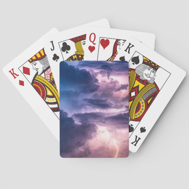 Baraja De Cartas Cielos tormentosos (Reverso)