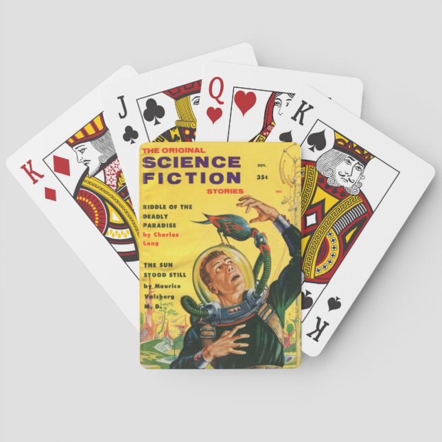 Baraja De Cartas ciencia ficción original (Reverso)