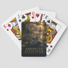 Baraja De Cartas Científico Aligátor Ciprés Pantano ANIMALES