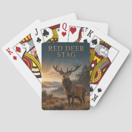 Baraja De Cartas Ciervo rojo ciervo escocés prado alto ANIMALES Pók