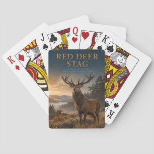 Baraja De Cartas Ciervo rojo ciervo escocés prado alto ANIMALES Pók