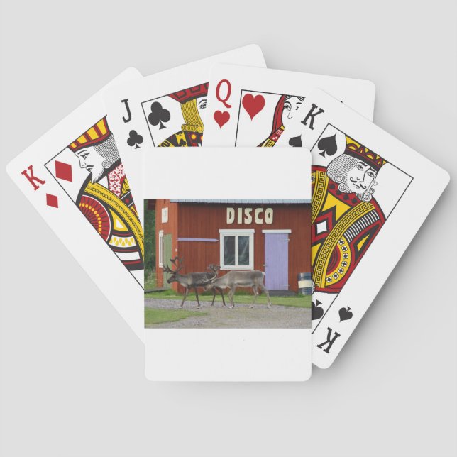 BARAJA DE CARTAS CIERVOS DEL DISCO (Reverso)
