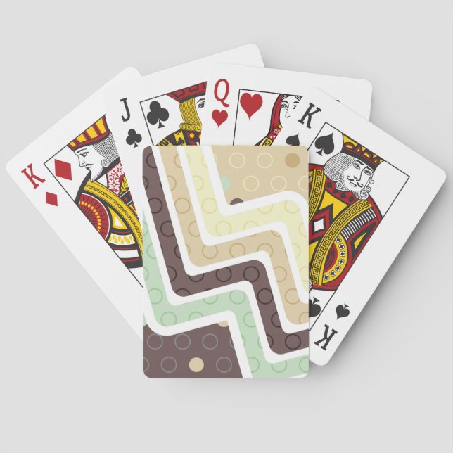 Baraja De Cartas Cifras geométricas 1 (Reverso)