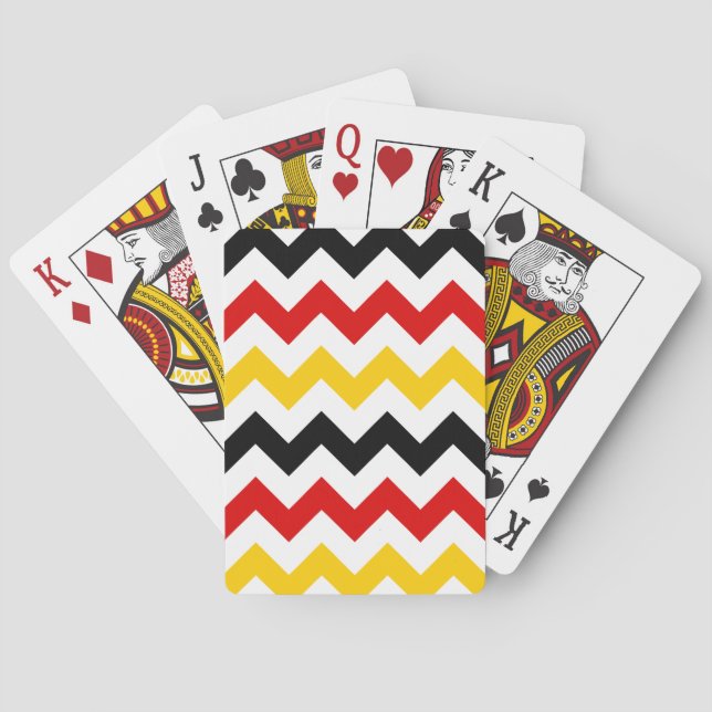 Baraja De Cartas Cigzag Alemán 2 (Reverso)