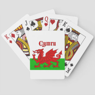 Baraja De Cartas Cimru de bandera galesa