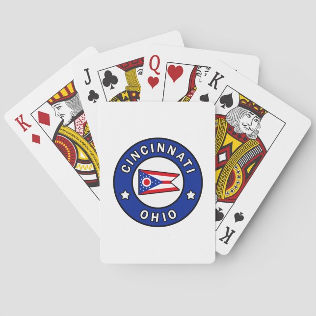 Baraja De Cartas Cincinnati Ohio (Reverso)