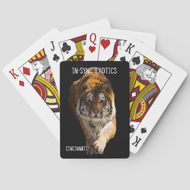 Baraja De Cartas Cincinnati Tiger - (Reverso)