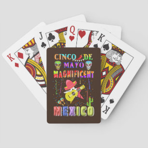 Baraja De Cartas Cinco de Mayo México magnífico