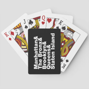 Baraja De Cartas Cinco distritos ~ Nueva York