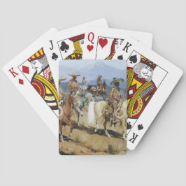 Baraja De Cartas Cinco vaqueros a caballo de Edward Borein