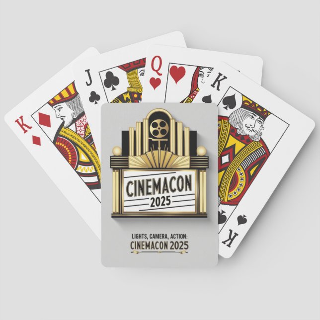 Baraja De Cartas CinemaCon 2025 (Reverso)