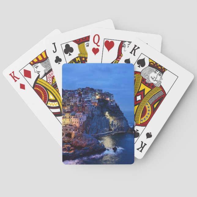 Baraja De Cartas Cinque Terre, Italia (Reverso)
