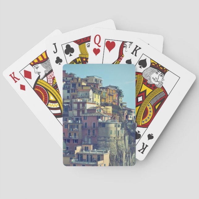 Baraja De Cartas Cinque Terre, Italia (Reverso)