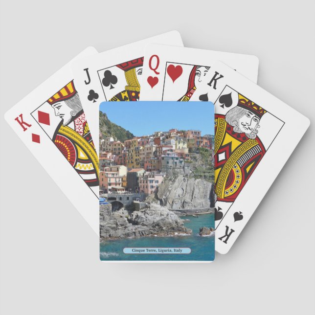 Baraja De Cartas Cinque Terre, Liguria, Italia (Reverso)