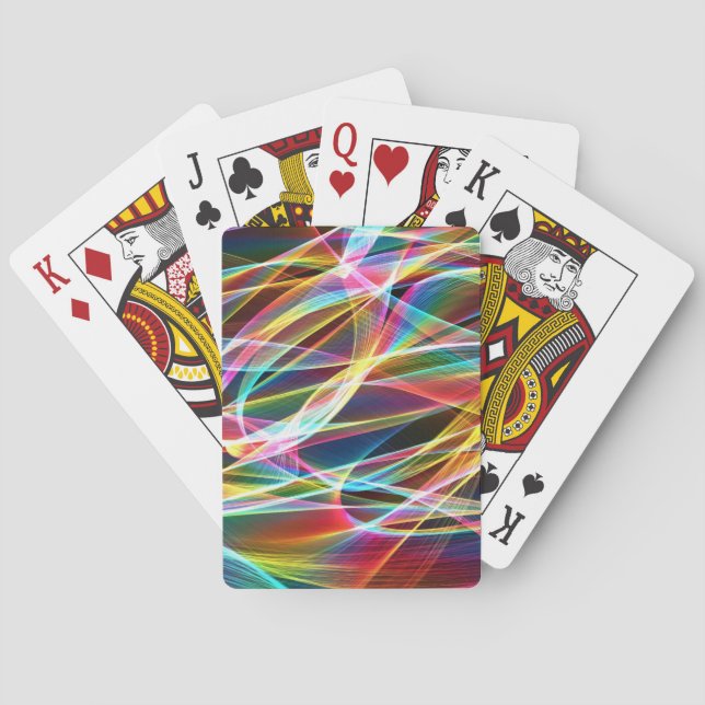 Baraja De Cartas Cintas abstractas (Reverso)