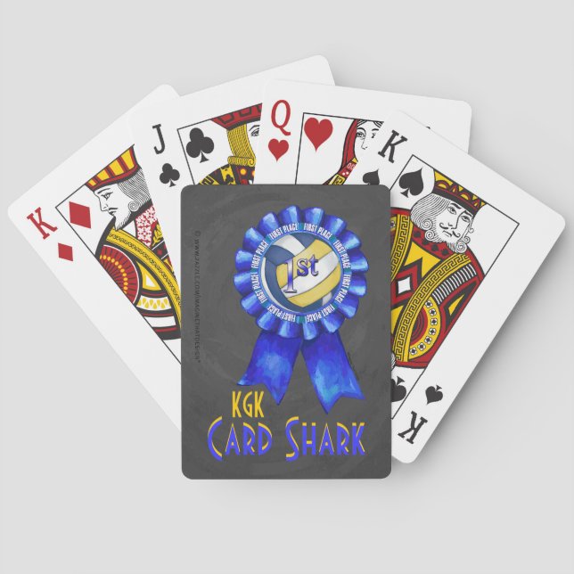 Baraja De Cartas Cintas de voleibol 1.ᵉʳ (Reverso)