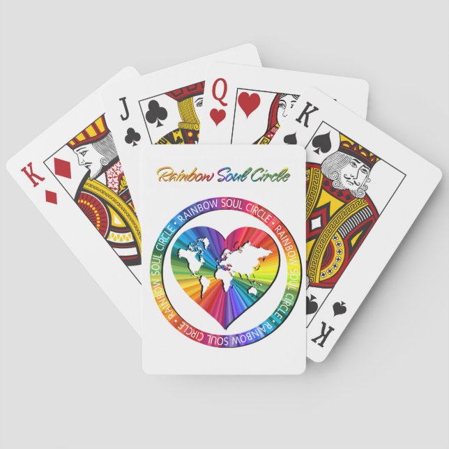 Baraja De Cartas Círculo del Alma Arcoíris (Reverso)