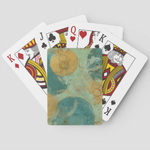 Baraja De Cartas Círculos azules y amarillos