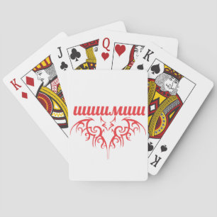 Baraja De Cartas cirílico de murciélago
