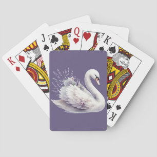 Baraja De Cartas Cisne acuático con Florencia Lavender