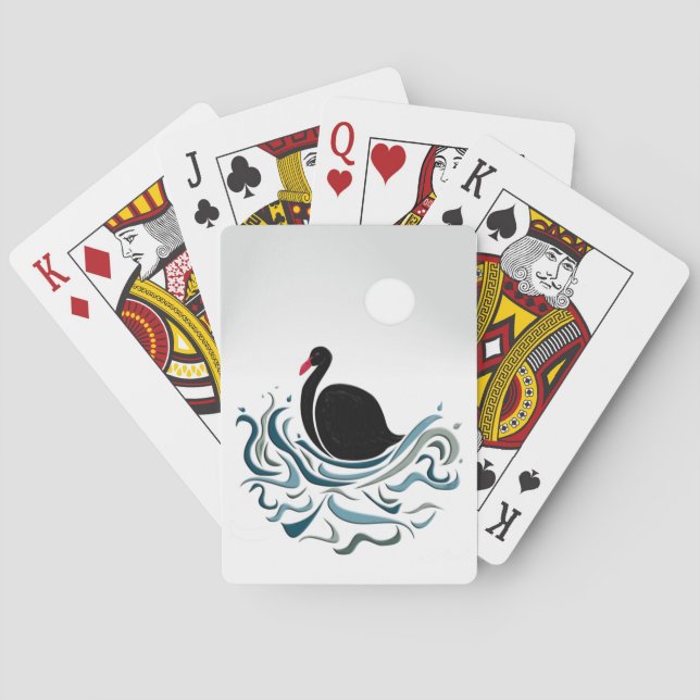 Baraja De Cartas Cisne negro (Reverso)