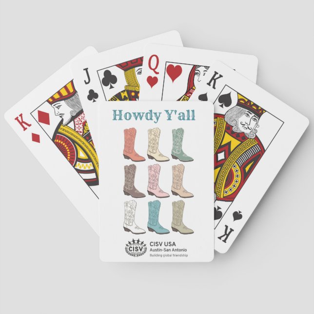 Baraja De Cartas CISV Austin Howdy Women (Reverso)