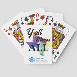 Baraja De Cartas CISV Austin "Y'all Means All"