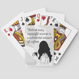 Baraja De Cartas cita de café