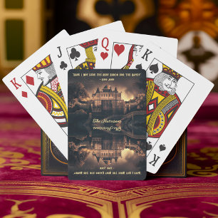 Baraja De Cartas Cita de familia de vintage retro vintage