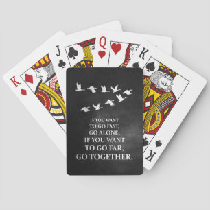 Baraja De Cartas Cita De Felicidad Si Quieres Ir Juntos