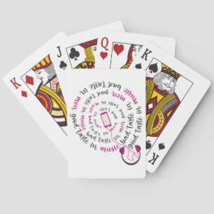 Baraja De Cartas Cita de Girona Buen gusto en la música mal gusto e