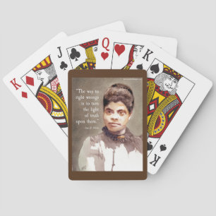 Baraja De Cartas Cita de Ida B Wells y "Verdad"