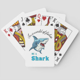 BARAJA DE CARTAS CITA DE TIBURÓN, DIVERTIDO ESTILO PERSONALIZADO