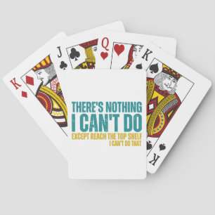 Baraja De Cartas Cita divertida No hay nada que no pueda hacer exce