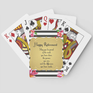 Baraja De Cartas Cita Feliz Jubilación Regalo de Despedida