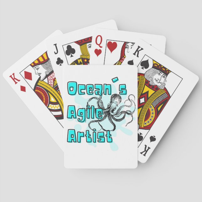 Baraja De Cartas cita octopus (Reverso)