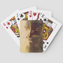 Baraja De Cartas Cita rural (Beso romántico a caballo)