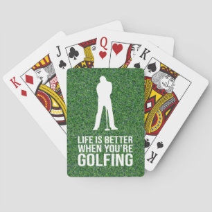 Baraja De Cartas Citas divertidas de golf para los golfistas