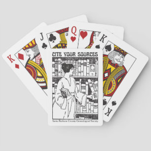 Baraja De Cartas Cite sus fuentes reproduciendo tarjetas