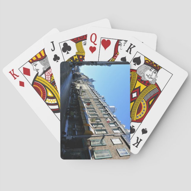 Baraja De Cartas Ciudad Antigua de Quebec, Quebec, Canadá (Reverso)