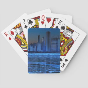 Baraja De Cartas Ciudad de hombros anchos y lago Michigan
