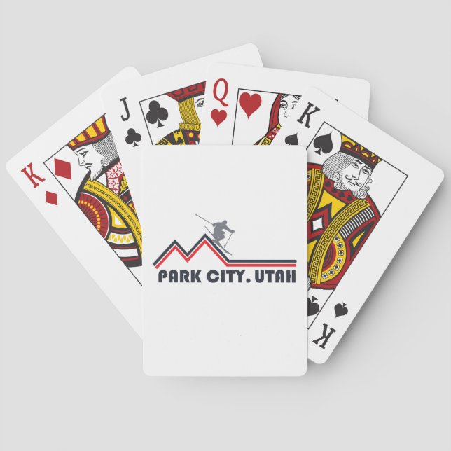 Baraja De Cartas Ciudad de Park utah (Reverso)