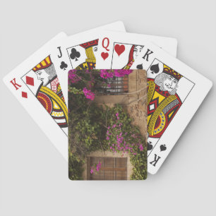 Baraja De Cartas Ciudad Monumental, edificios cubiertos de flores