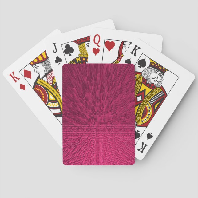 Baraja De Cartas Ciudad rosa caliente...... (Reverso)
