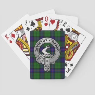 Baraja De Cartas Clan Armstrong Tartan Escudo