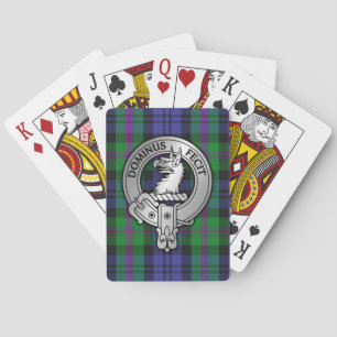 Baraja De Cartas Clan Baird Escudo y Tartán