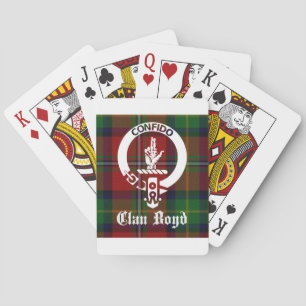 Baraja De Cartas Clan Boyd Escudo Tartan