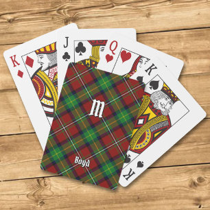 Baraja De Cartas Clan Boyd Tartan