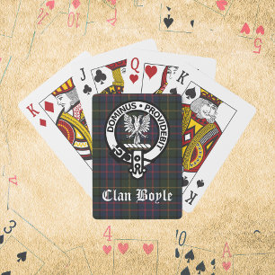 Baraja De Cartas Clan Boyle Escudo y Tartán