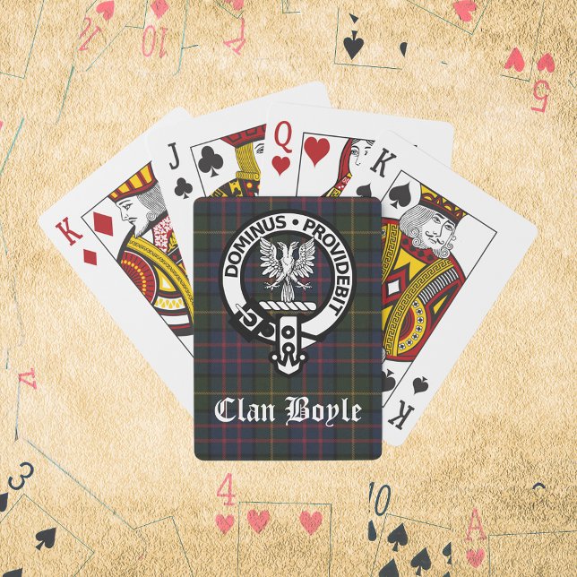Baraja De Cartas Clan Boyle Escudo y Tartán (Subido por el creador)